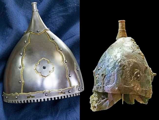 Helmet from Chernaya Mogila burial (simple). Rus, X-XIII AD